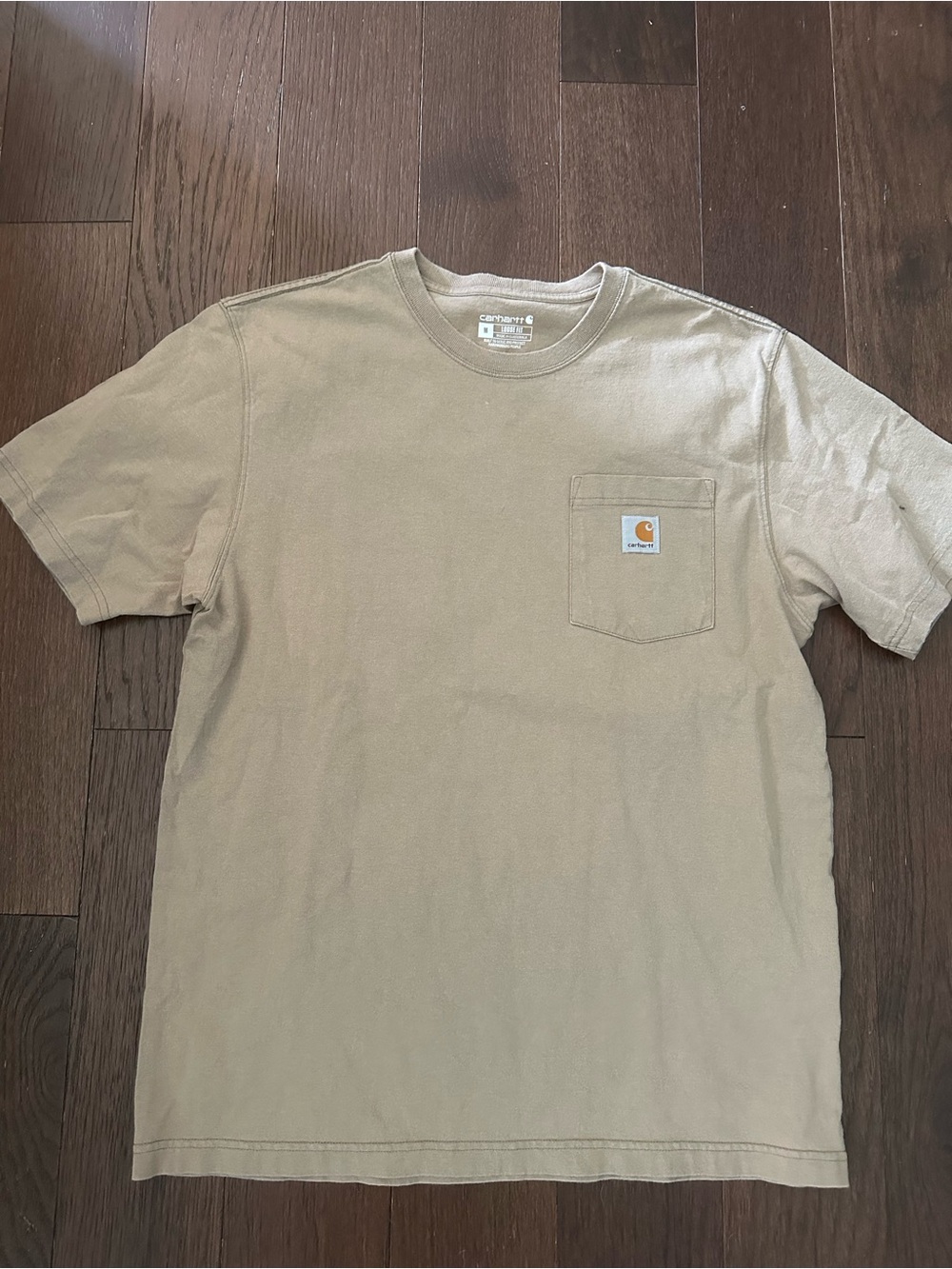Carhartt Loose Fit Pocket T-Shirt Tan Brown Men’s M